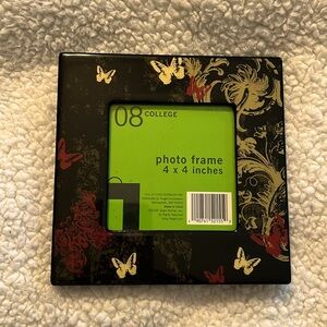 Two black acrylic picture frames